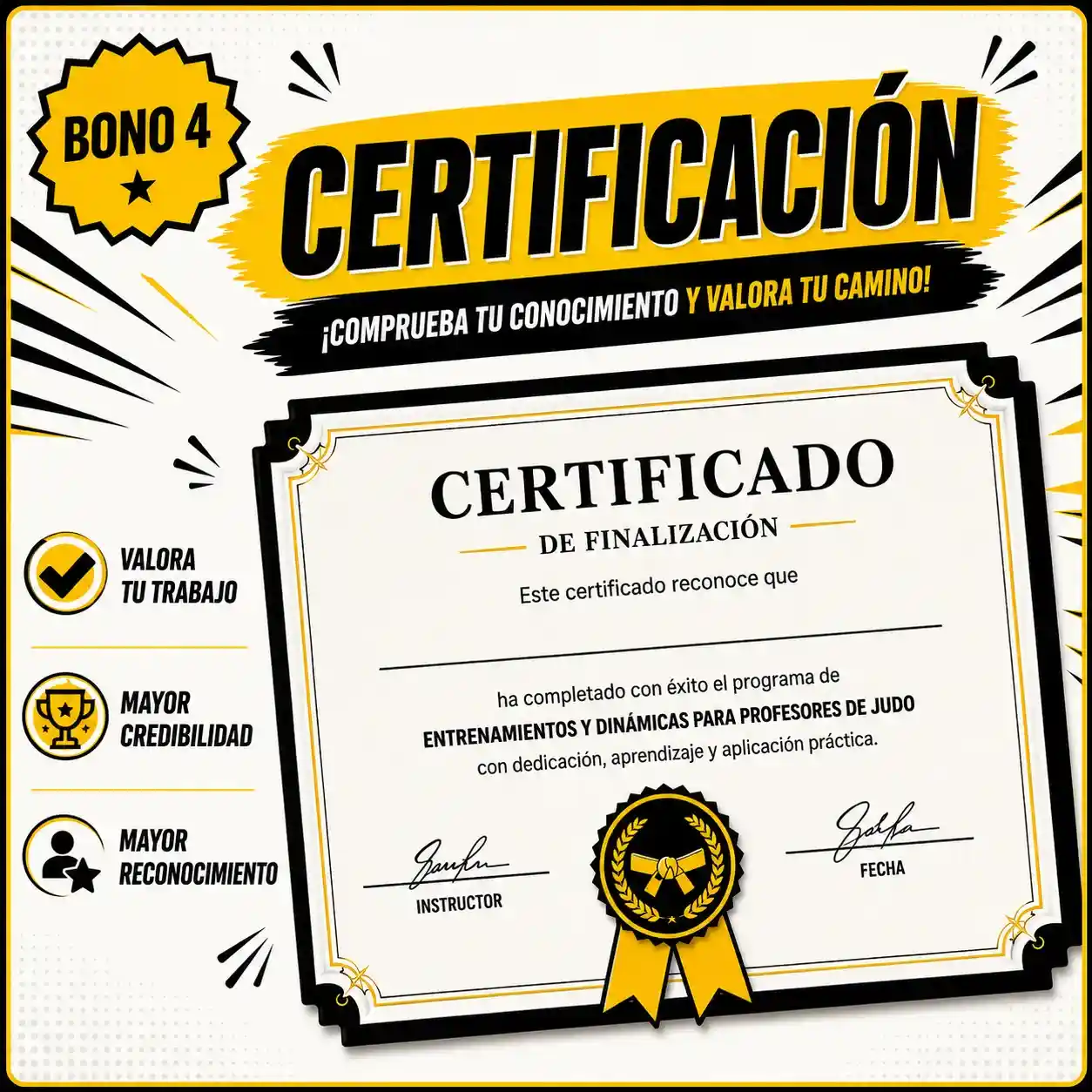 Bônus 4 — Certificado Oficial